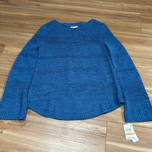 Blue Knit Style & Co. Sweater NWT Size Small